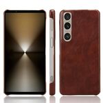 Per Sony Xperia 1 VI Custodia per telefono con cover posteriore Litchi Texture (marrone)