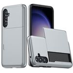 Per Samsung Galaxy S23 FE 5G Custodia antiurto con slot per schede (grigio)