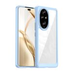 Per Honor 200 Pro Custodia per telefono ibrida in TPU acrilico serie colorata (blu)