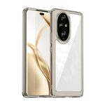 Per Honor 200 Pro Custodia per telefono in TPU ibrida acrilica serie colorata (grigio trasparente)
