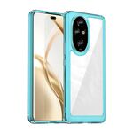 Per Honor 200 Pro Custodia per telefono in TPU ibrido acrilico serie colorata (blu trasparente)