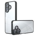 Per Redmi 13 4G Global Armor Custodia per telefono TPU ibrida per PC con foro preciso (trasparente)