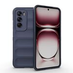 Per OPPO Reno12 Pro Global Magic Shield TPU + custodia per telefono in flanella (blu scuro)