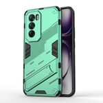 Per OPPO Reno12 Global Punk Armor 2 in 1 PC + Custodia per telefono in TPU con supporto (verde)