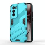 Per OPPO Reno12 Pro Global Punk Armor 2 in 1 PC + custodia per telefono in TPU con supporto (blu)