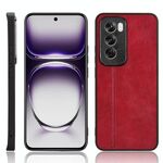 Per OPPO Reno12 Pro 5G Global Cow Pattern Cucito Cover posteriore Custodia per telefono(Rosso)