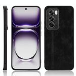 Per OPPO Reno12 5G Global Cow Pattern Sewing Back Cover Custodia per telefono (Nero)