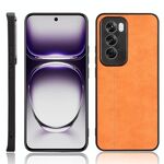 Per OPPO Reno12 5G Global Cow Pattern Cucito Cover posteriore Custodia per telefono (Giallo)