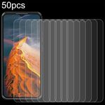 Per Oukitel WP50 50 pezzi 0,26 mm 9H 2,5D pellicola in vetro temperato