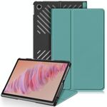 Per Lenovo Tab Plus 11.5 TB351FU Custer Custodia smart tablet in pelle 3 pieghevoli Pure Color (verde)