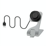 Per Amazfit Bip 5 Unity A2324 Supporto per caricabatterie portatile magnetico in lega di alluminio (grigio)