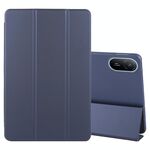 Custodia per tablet ripiegabile in pelle siliconica per Huawei MatePad SE 11 2024 (blu scuro)