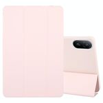 Custodia per tablet ripiegabile in pelle siliconica per Huawei MatePad SE 11 2024 (rosa)