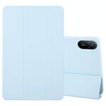 Custodia per tablet ripiegabile in pelle siliconica per Huawei MatePad SE 11 2024 (blu ghiaccio)