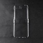 Per Samsung Galaxy Z Flip6 3 in 1 Custodia protettiva antiurto trasparente per PC (trasparente)