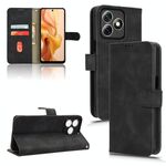 Custodia per telefono in pelle con vibrazione magnetica Ultra Skin Feel per Ulefone Note 18 (nera)