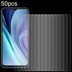 Per Itel A50 Pellicola in vetro temperato 50 pezzi 0,26 mm 9H 2,5D