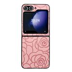 Custodia protettiva per telefono con motivo floreale Impression per Samsung Galaxy Z Flip6 (rosa)