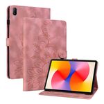 Per Huawei MatePad SE 11 2024 Custodia per tablet in pelle goffrata Lily (rosa)