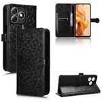 Per Ulefone Note 18 Custodia per telefono in pelle con texture ultra a nido d'ape (nera)