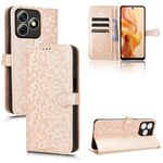 Per Ulefone Note 18 Custodia per telefono in pelle con texture ultra a nido d'ape (oro)