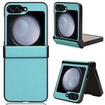 Per Samsung Galaxy Z Flip6 Custodia per telefono con texture Sandskin (blu)