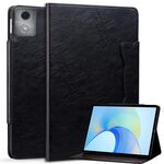 Custodia per tablet in pelle con fibbia per gatti Lenovo Tab K11 Plus / M11 Plus (nera)