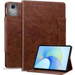 Per Lenovo Tab K11 Plus / M11 Plus Custodia per tablet in pelle con fibbia a forma di gatto (marrone)