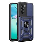 Per OPPO Reno12 Pro 5G Global Sliding Camera Cover Design TPU Hybrid PC Phone Case (Blu)