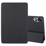 Per Huawei Matepad Air 12 Custodia per tablet in silicone e pelle a tre ante (nero)