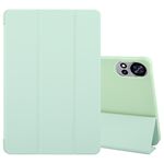 Per Huawei Matepad Air 12 Custodia per tablet in silicone e pelle a tre ante (verde)
