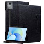 Per Lenovo Xiaoxin Pad Pro 12.7 2025 Custodia per tablet in pelle con fibbia a forma di gatto (nero)