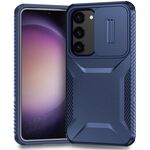 Per Samsung Galaxy S23 FE 5G Custodia per telefono scorrevole Camshield (blu)