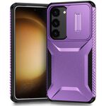 Custodia per telefono Camshield scorrevole per Samsung Galaxy S23+ 5G (viola)