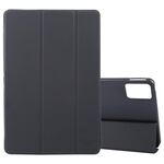 Per Lenovo Xiaoxin Pad Pro 12.7 2025 Custodia in silicone e pelle a tre ante per tablet (nero)