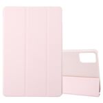 Per Lenovo Xiaoxin Pad Pro 12.7 2025 Custodia per tablet in pelle di silicone a tre ante (rosa)