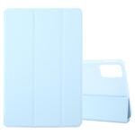 Per Lenovo Xiaoxin Pad Pro 12.7 2025 Custodia in silicone e pelle a tre ante per tablet (blu ghiaccio)