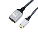 Cavo adattatore dati video HD Mini HDTV a HDTV con testa ad angolo retto per fotocamera DSLR (dritto)