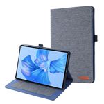 Per Xiaomi Redmi Pad SE 8.7 4G Custodia in tessuto e pelle per tablet (blu)