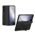 Per Samsung Galaxy Z Fold6 5G Custodia per telefono antiurto all-inclusive con supporto (nero)