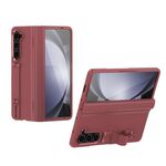 Per Samsung Galaxy Z Fold6 5G Custodia per telefono antiurto all-inclusive con supporto (rosso)