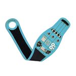 Cinghia portaoggetti magnetica per accessori in metallo con avvolgimento del pollice (blu)