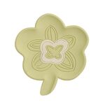 Dispenser di sapone in silicone infuso da bagno Supporto per drenaggio di sapone antiscivolo per uso domestico(Verde)
