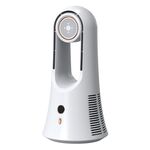 Ventilatore portatile per aromaterapia senza lama con display digitale, ricarica USB per la casa, colore: bianco