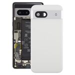 Per Google Pixel 8a Cover posteriore batteria originale con copriobiettivo fotocamera (Argento)