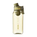 Tazza per acqua fitness sportiva portatile da esterno di grande capacità da 750 ml con filtro per il tè (verde)