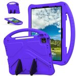 Per iPad Pro 12.9 2018-2023 Custodia tablet antiurto EVA con supporto (viola)