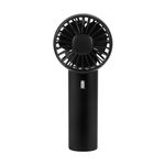 F10 Mini ventola di raffreddamento portatile ricaricabile a 3 velocità del vento (nero)