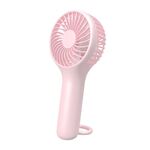 S13 Ventilatore portatile di raffreddamento estivo con fibbia sospesa Mini ventilatore portatile a 3 velocità del vento (rosa)