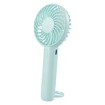 S3 3 velocità ventilatore da tavolo a basso rumore con foro sospeso ventilatore di raffreddamento portatile ricaricabile (blu bambino)